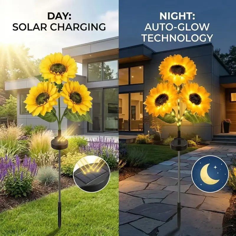 Orello™ GlowBloom Solar Sunflower Lights