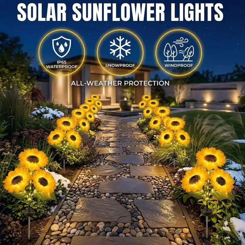 Orello™ GlowBloom Solar Sunflower Lights