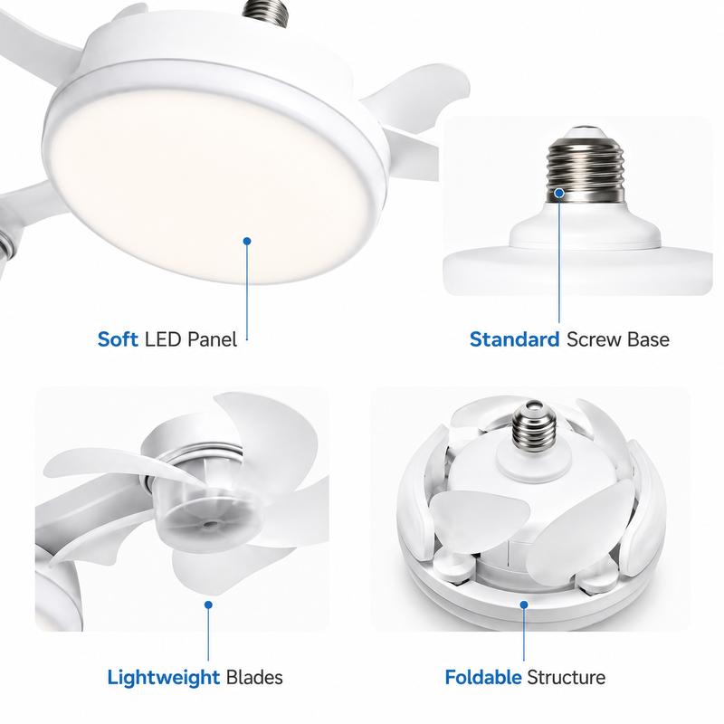 Orello™ BreezeGlow Ceiling Fan Light