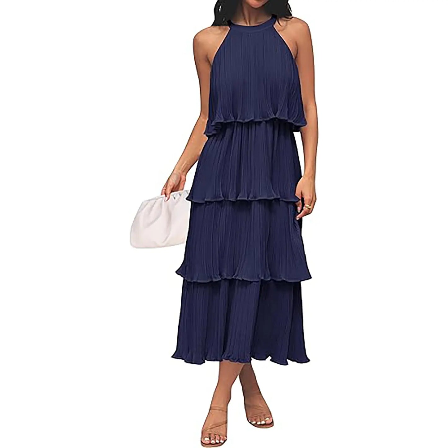 Orello™ LunaFlow Tiered Chiffon Dress