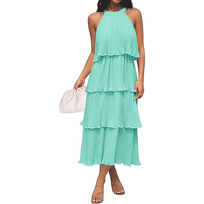 Orello™ LunaFlow Tiered Chiffon Dress
