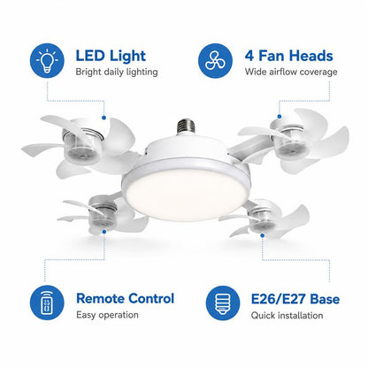 Orello™ BreezeGlow Ceiling Fan Light