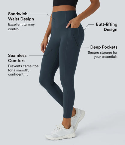 UltraSculpt™ SoCinched High-Waist Legging – Butt Lift, Tummy Control & Body-Shaping Design