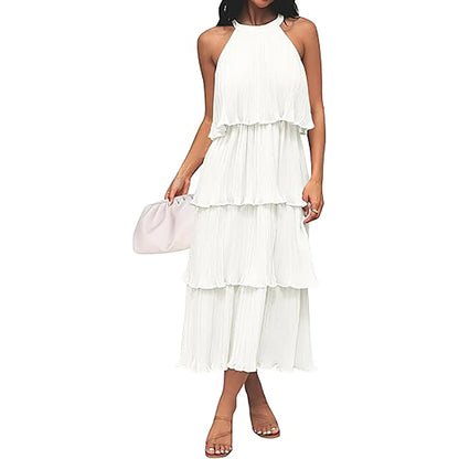 Orello™ LunaFlow Tiered Chiffon Dress