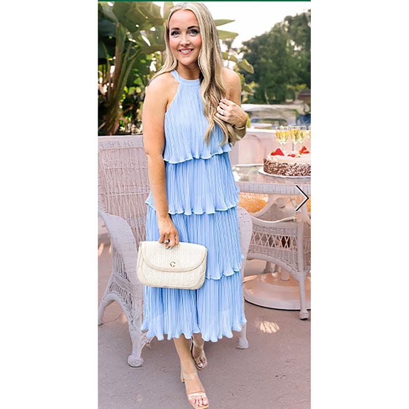 Orello™ LunaFlow Tiered Chiffon Dress