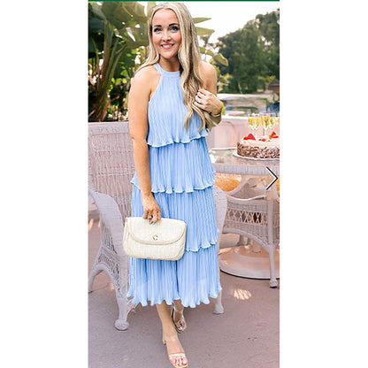 Orello™ LunaFlow Tiered Chiffon Dress