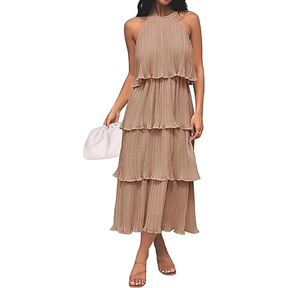 Orello™ LunaFlow Tiered Chiffon Dress