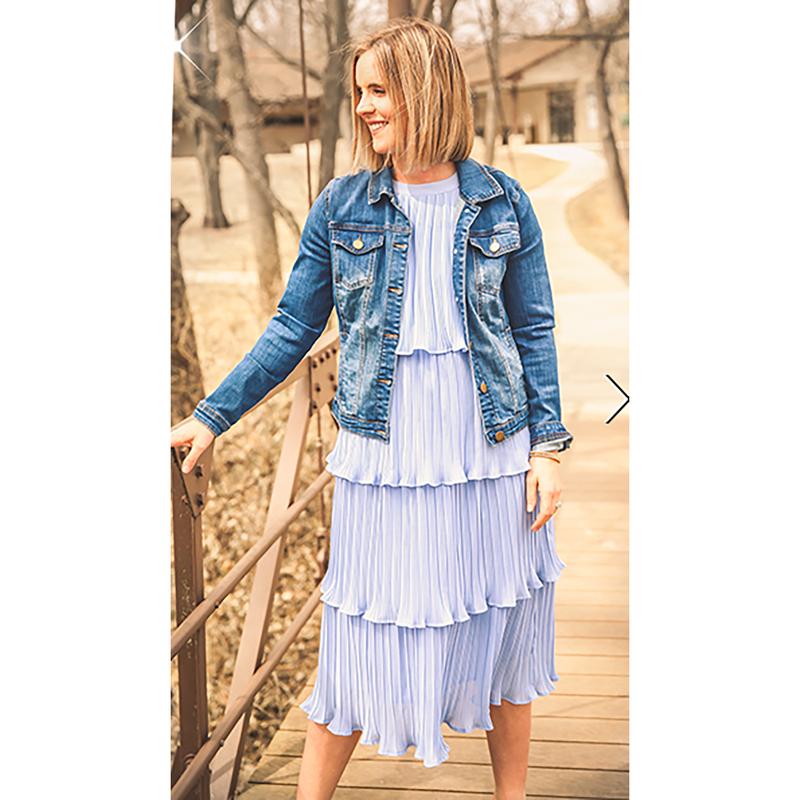 Orello™ LunaFlow Tiered Chiffon Dress