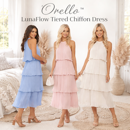 Orello™ LunaFlow Tiered Chiffon Dress