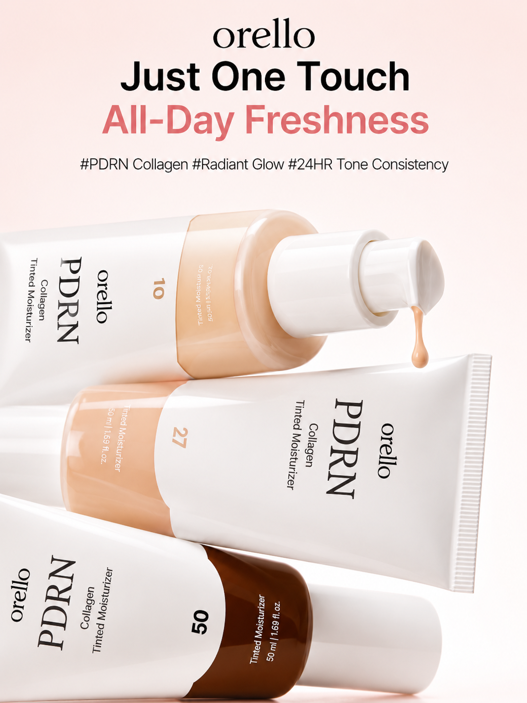 Orello™  PDRN Collagen Tinted Moisturizer 1.69 fl.oz / 50ml