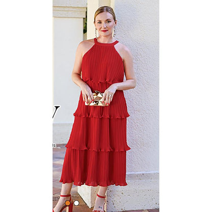 Orello™ LunaFlow Tiered Chiffon Dress