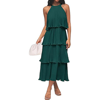 Orello™ LunaFlow Tiered Chiffon Dress