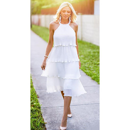 Orello™ LunaFlow Tiered Chiffon Dress