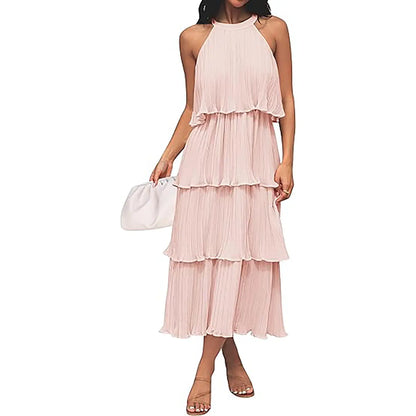 Orello™ LunaFlow Tiered Chiffon Dress